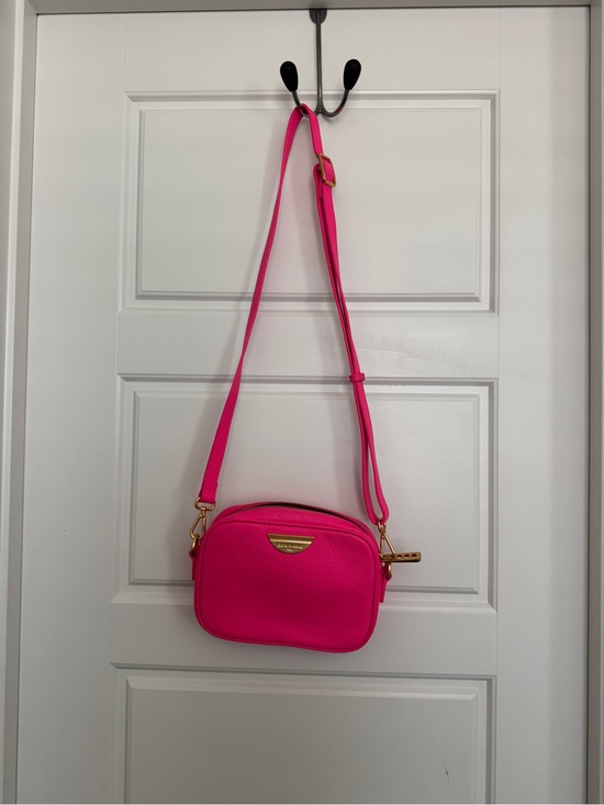 Bon maxie Handbags - Bon Maxie The Sidekick Crossbody Bag Pink Leather